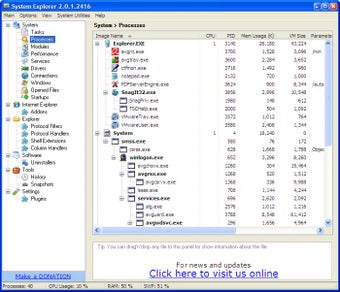 Image 1 for System Explorer Portable