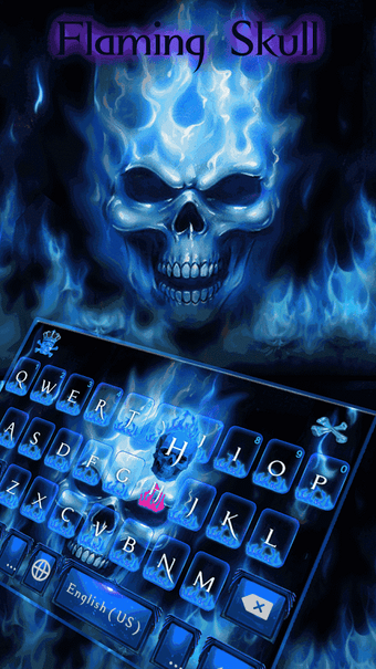 Image 0 for Flaming Skull Kika Keyboa…