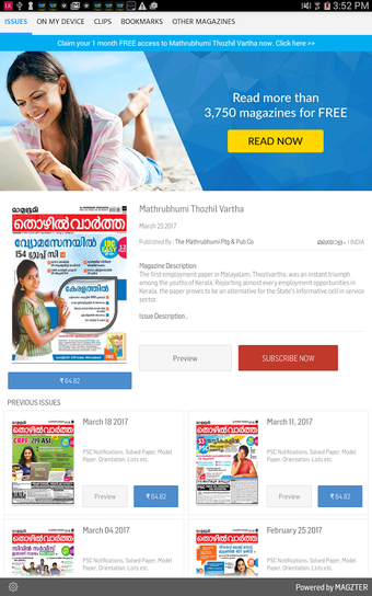 Image 0 for Mathrubhumi Thozhil Varth…