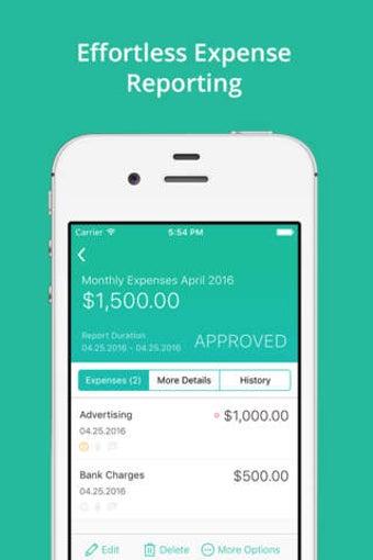 Imagen 0 para Zoho Expense: Expense Rep…