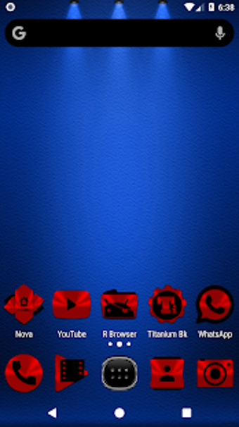 Imagen 2 para Red and Black Icon Pack F…