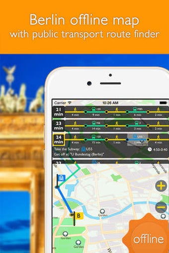 Imagen 0 para Berlin offline map with p…