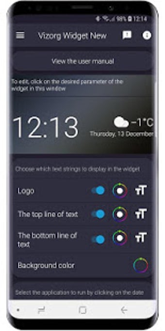 Imagen 2 para Vizorg Widget New - Confi…