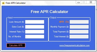 Image 0 for Free APR Calculator