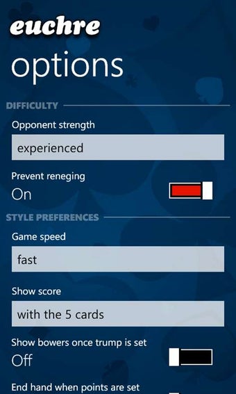 Image 2 for Euchre Free for Windows 1…