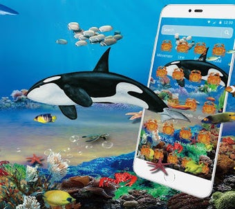 Imagen 2 para Blue Ocean Whale Theme