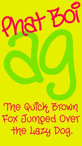 Image 1 for Phat Boi FlipFont