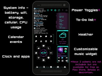 Imagen 2 para Dark Future Theme for KLW…