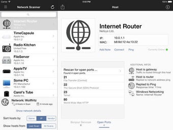 Image 0 for iNet for iPad - Network S…