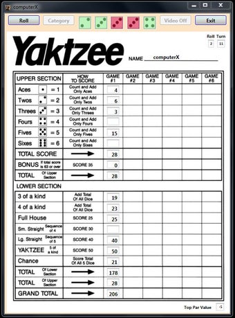 Image 0 for Yaktzee