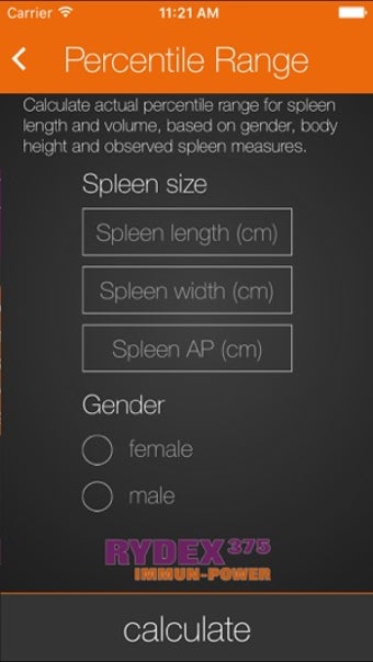 Image 1 for SplenoCalc