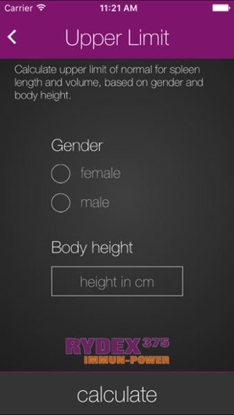 Image 0 for SplenoCalc
