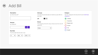 Imagen 3 para Billminder for Windows 10