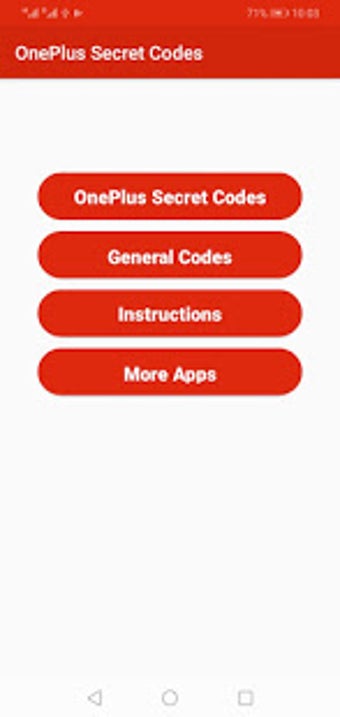 Image 0 for Secret Codes for OnePlus …