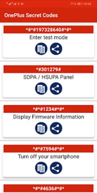 Image 1 for Secret Codes for OnePlus …