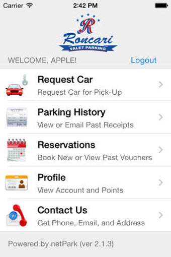 Imagen 0 para Roncari Express Valet Par…