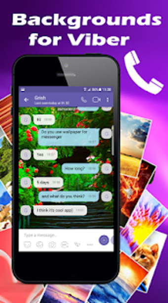 Imagen 1 para Wallpapers for Viber Mess…