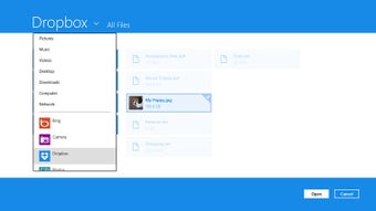 Imagen 1 para Dropbox for Windows 8