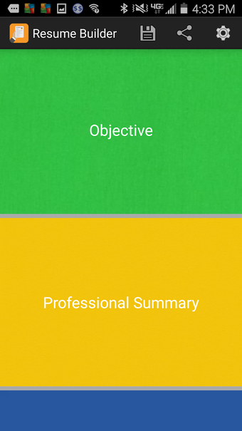 Imagen 1 para Resume Builder app
