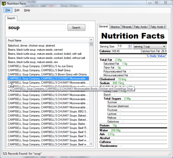 Image 0 for Nutrition Facts