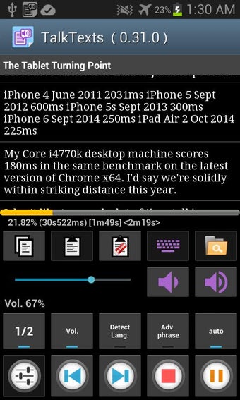 Imagen 0 para Talk Texts (Voice Reading…