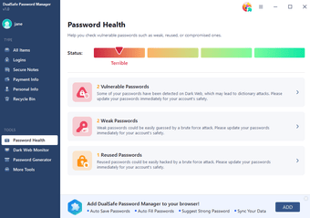 Imagen 1 para DualSafe Password Manager