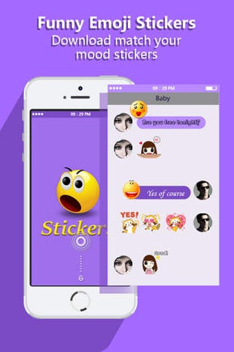 Imagen 0 para Funny Emoji Stickers FREE…