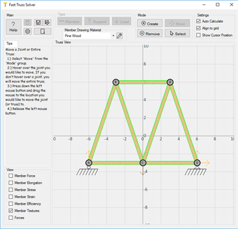 Imagen 2 para Fast Truss Solver for Win…