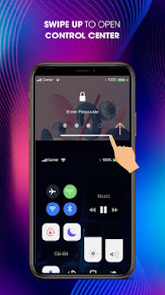 Imagen 1 para X Lock Screen style IOS13…