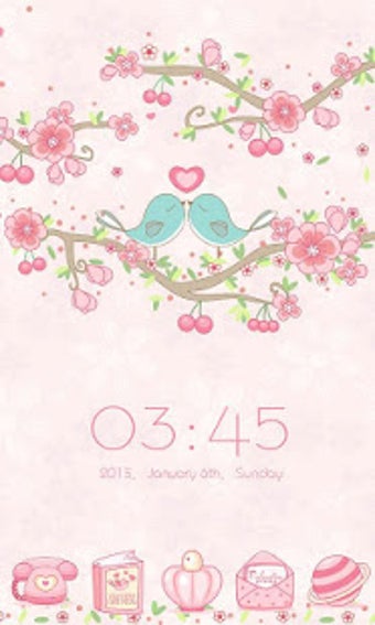 Imagen 1 para Love Petal GO Launcher Th…