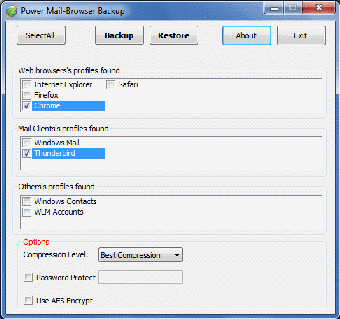 Image 0 for Power Mail-Browser Backup