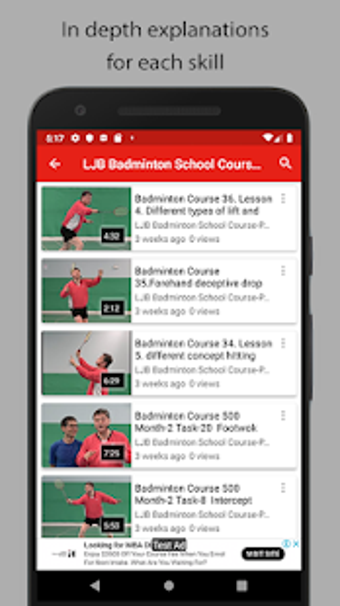 Image 3 for Badminton Training with L…