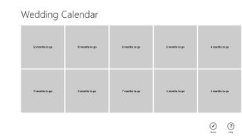 Image 0 for WeddingCalender for Windo…