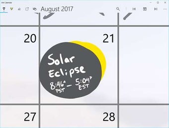 Image 2 for Ink Calendar for Windows …
