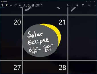 Image 3 for Ink Calendar for Windows …
