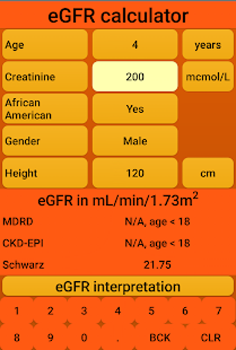Image 3 for eGFR Calculator