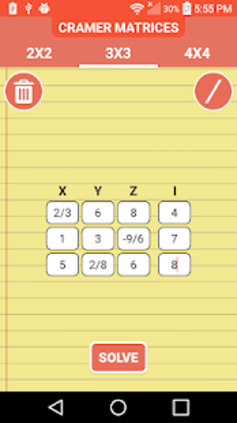 Imagen 2 para Cramer Matrices