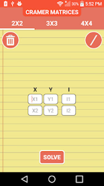Imagen 0 para Cramer Matrices