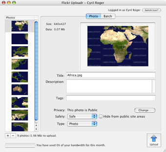 Imagen 0 para Flickr Uploadr