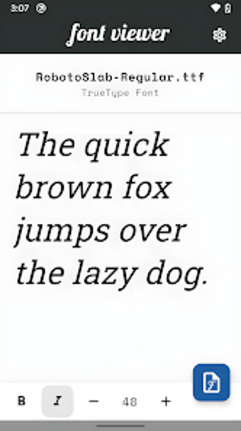 Image 0 for Font Viewer - Preview Fon…