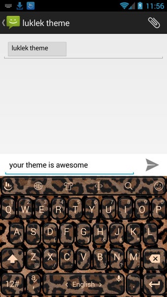 Imagen 3 para Theme TouchPal Leopard Br…