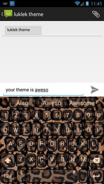 Imagen 0 para Theme TouchPal Leopard Br…