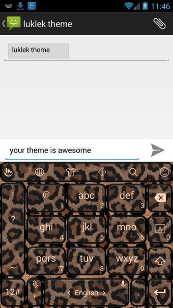 Imagen 1 para Theme TouchPal Leopard Br…