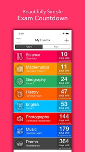 Image 1 for Exam Countdown Lite