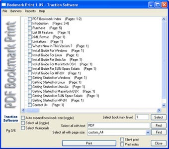 Image 0 for PDF Bookmark Print