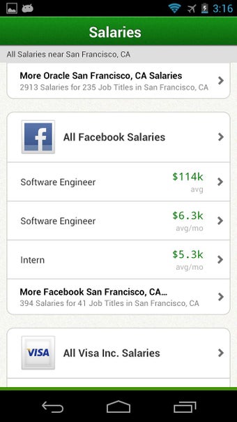 Imagen 1 para Glassdoor Job Search, Sal…