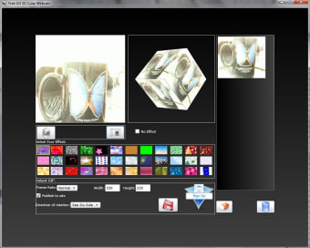 Image 0 for Free GIF 3D Cube Webcam