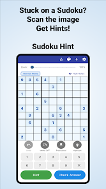 Image 0 for Sudoku Hint -Scan and Sol…