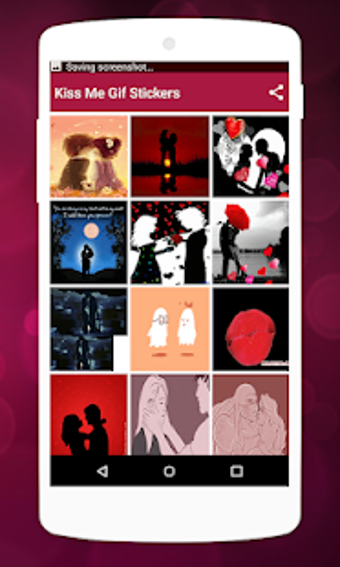 Image 0 for Kiss me love Gif Stickers