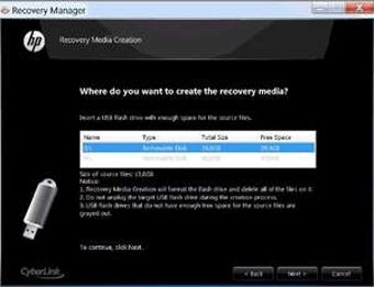 Imagen 0 para HP USB Recovery Flash Dis…